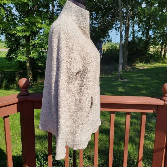 Natural Reflections Ladies Pullover Sherpa 1/2 Zip Sweater sz Small - Picture 6 of 12